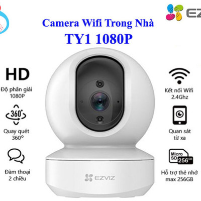 Camera IP Wifi Trong Nhà EZVIZ TY1 1080p - Hàng chính hãng