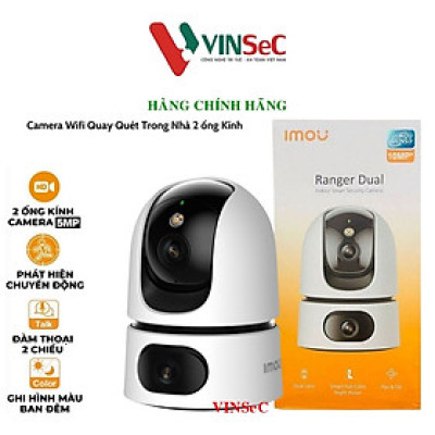 Camera Wifi IMOU 2 Mắt Ranger Dual 10MP IPC-S2XP-10M0WED - HÀNG CHÍNH HÃNG