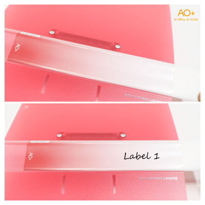 Bìa file còng A4 Sunset đựng tài liệu AO+, bìa nhựa PP 2 còng nhẫn D chắc chắn (3.5cm/5cm) SB211/SB212