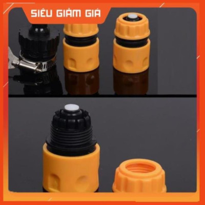 Bộ dây vòi xịt nước rửa xe, tưới cây . tăng áp 3 lần, loại 15m 206318 đầu đồng,cút,nối đen+ tặng mở chai