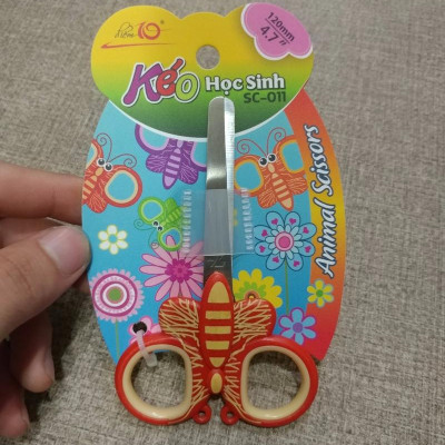 Kéo Học Sinh SC-011 - Màu Đỏ