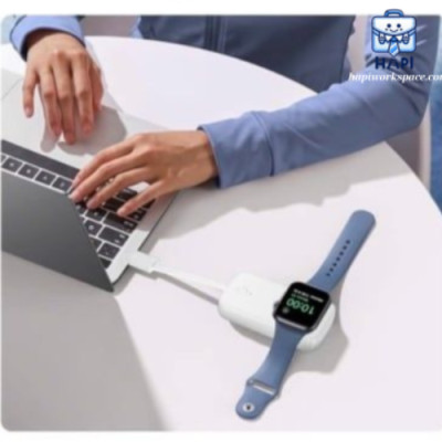 Sạc dự phòng không dây hàng chính hãng WiWU ARK 2-in-1 2000mAh Wi-M22: Sạc đồng hồ nhà "Táo", tai nghe, bàn phím, chuột