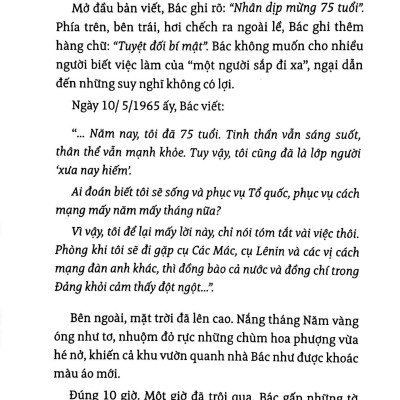 Bác Hồ Viết Di Chúc (Tái Bản)