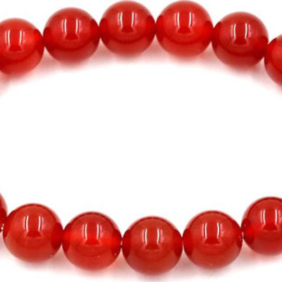 Vòng tay chuỗi hạt mã não đỏ 10 ly 18 hạt