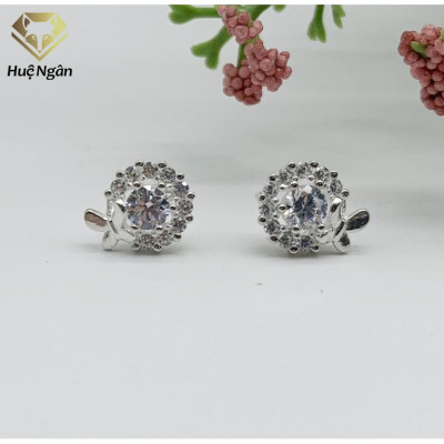 Combo dây chuyền, bông tai và nhẫn bạc Ý 925 Huệ Ngân - Cánh bướm mùa xuân DS160008-ES160008-JS160008