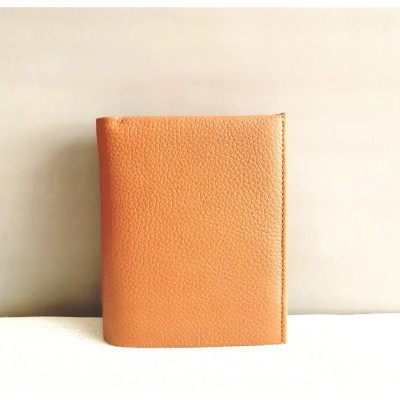 Bóp Ví da bò nam cao cấp Kanalos KBN090-Bo, ví da nam dáng đứng rẻ đẹp, màu vàng bò