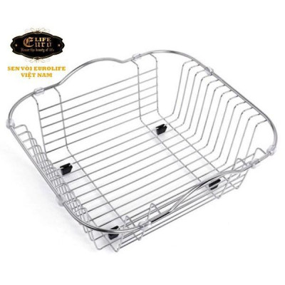 Rổ Inox Eurolife EL-R92-1 (Trắng bạc)
