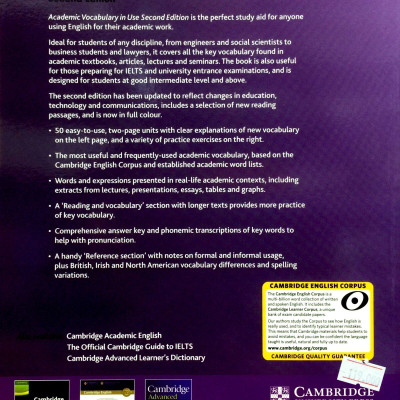 Academic Vocabulary in Use Edition with Answers Edition: Vocabulary Reference and Practice