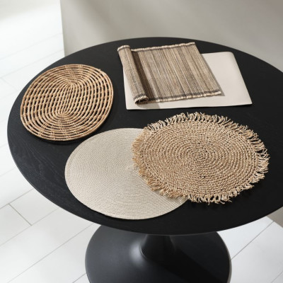 Tấm lót đĩa | JYSK Lind | giấy sợi | be | Ø38cm