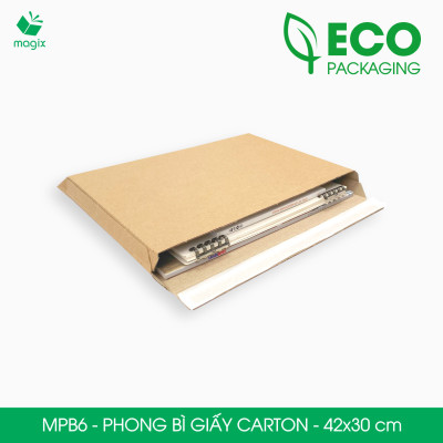 MPB6 - 42x30 cm - 60 phong bì carton đóng hàng - Bìa gói hàng, bìa cứng, bì thư | Magix Packaging