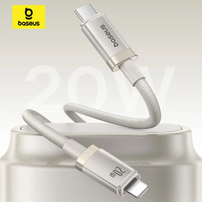 Cáp sạc nhanh Type-C to iP Baseus Titanium Alloy Fast Charging Cable 20W (480Mbps) - Hàng chính hãng