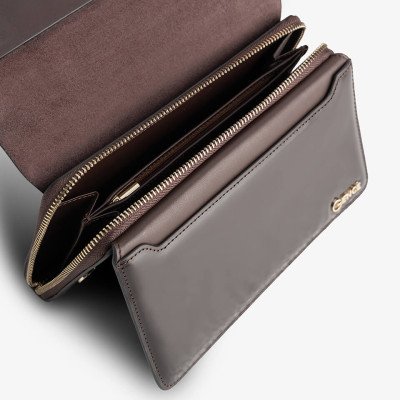 Ví Cầm Tay Nam Gence Da Bò Box Cao Cấp HT03