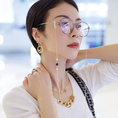 Dây kính phụ kiện đeo gọng kính chống rơi rớt thất lạc cỏ bốn lá phong cách Nhật Hàn