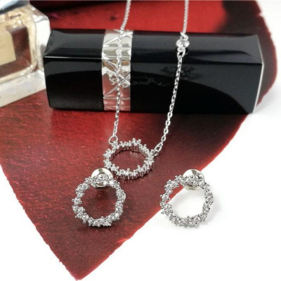 Bộ trang sức huyền thoại biển xanh đơn giản tinh tế