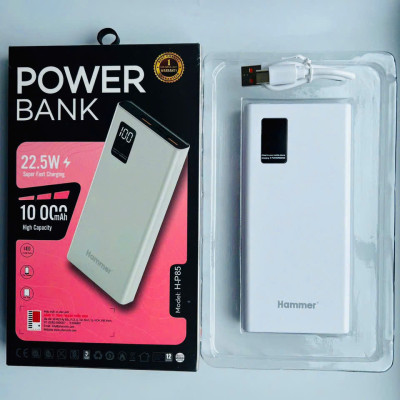 Sạc dự phòng Ham mer H-P85 22.5W - 10.000mAh, Kim Ánh cam kết hàng chính hãng bảo hành 12 tháng