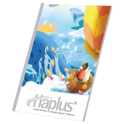 Combo 5 Tập Kẻ Ngang 80 Trang 70gsm Cosmo - Haplus 6423 (Mẫu Màu Giao Ngẫu Nhiên)