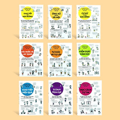 Bộ sách kĩ năng xã Hội cho học sinh tiểu học (9 Cuốn) - NXB Kim Đồng