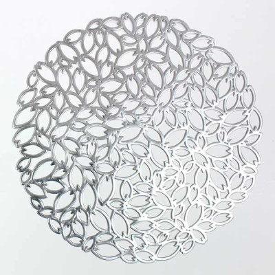 Tấm đế lót bàn ăn hình tròn Echo Flower Ø33cm - Hàng Nội Địa Nhật Bản