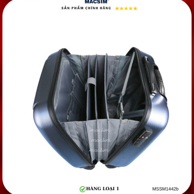 Vali cao cấp Macsim Smooire MSSM1442-b cỡ 16 inch màu xanh - Hàng loại 1