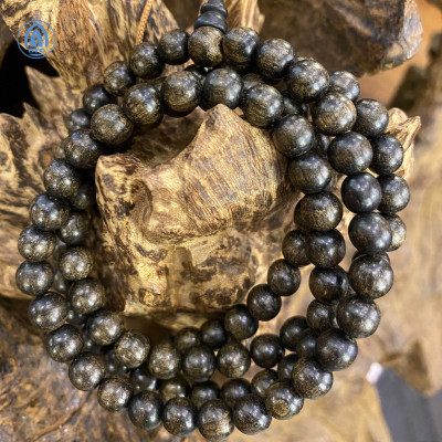 Chuỗi Trầm Hương May Mắn ATC 72556 108 Hạt 07mm Chuỗi Trầm Phong Thuỷ 