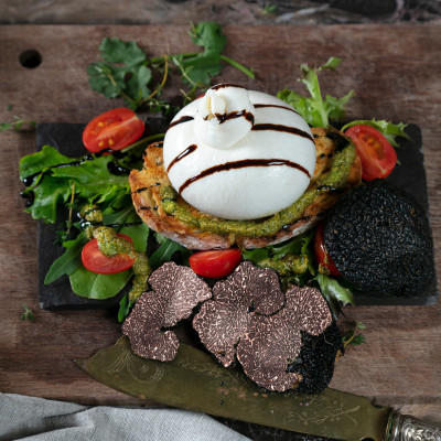 Phô mai Burrata nấm Truffle Tapenade Tươi 100g