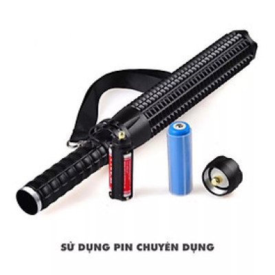 ĐÈN PIN kéo dài  46.5 CM SIÊU SÁNG đèn pin tư vê TẶNG PIN VÀ CỦ SẠC