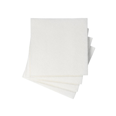 Bộ 4 khăn lau chén | JYSK Ingvi | viscose | trắng | R38cmxD38cm