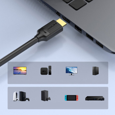 Cáp CHOETECH XHH-TP20  HDMI sang HDMI 8K@60Hz dài 2m (Hàng chính hãng)