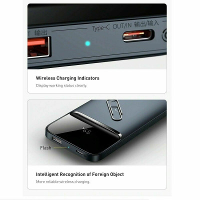 [Mẫu mới 2021]Pin dự phòng sạc không dây tích hợp nam châm Baseus Magnetic Wireless Quick Charging Power Bank (10000mAh) - Hàng chính hãng