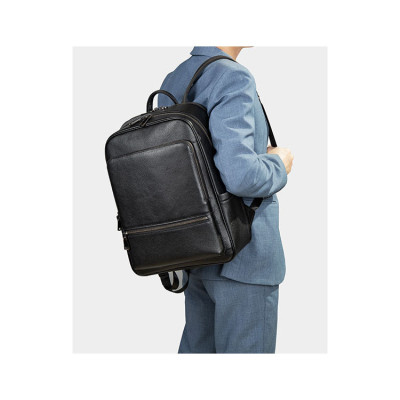 Balo nam da bò BAOHA LEATHER BHM2302 Ba lô laptop 15.6inch, thiết kế mới đa năng hơn