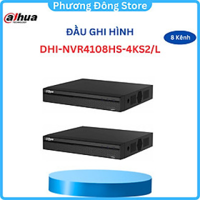 Đầu ghi hình camera IP 8 kênh DAHUA DHI-NVR4108HS-4KS2/L 8MP 4K Audio - hàng chính Hãng