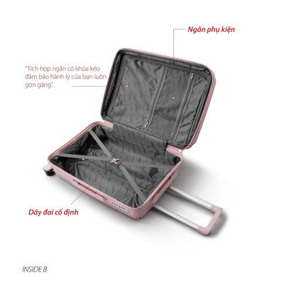 Vali Nhựa 24 inch MR VUI 213 - Hàng Chính Hãng