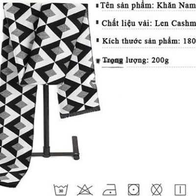 Khăn len quàng cổ nam nữ phong cách hàn quốc (dài 1.8m rộng 30cm)  SK102