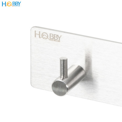 Thanh treo quần áo dán tường 4 chấu inox 304 HOBBY home decor 4TV160