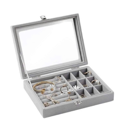 Phụ kiện thời trang  - Hộp đựng trang sức  to cao cấp kiểu mới  có khóa sang trọng , chống bụi , chống oxy hóa bảo vệ trang sức bền và đẹp