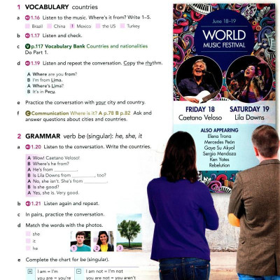 American English File: Starter: Students Book With Online Practice - 3rd Edition