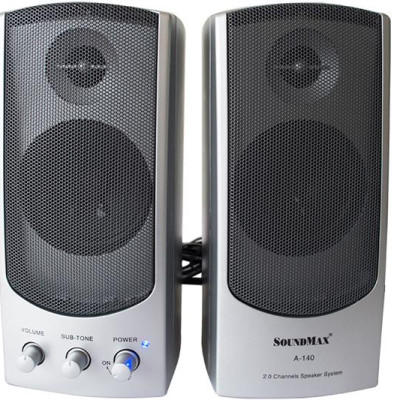 Loa vi tính 2.0 SoundMax A140 Tổng Công Suất 10W - BH 12 Tháng - Hàng Nhập Khẩu