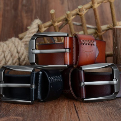 Thắt Lưng Da Bò Chính hãng COWATHER XF008 Đen