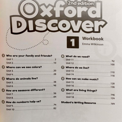 Oxford Discover: Level 1: Workbook With Online Practice - 2nd Edition