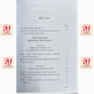 Sách - Bộ Luật Tố Tụng Dân Sự ( Sửa Đổi, Bổ Sung Năm 2019, 2020,2022) - NXB Chính Trị Quốc Gia