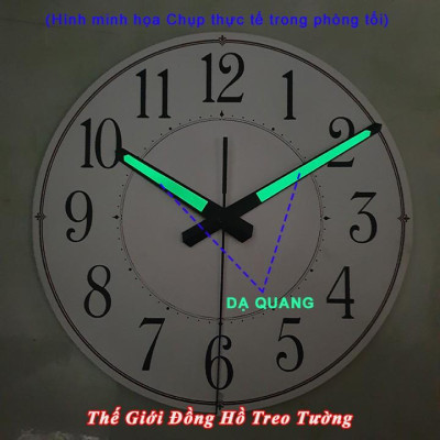 Máy Đồng Hồ EASTAR Kim Trôi Độ Chính Xác Cao – Bảo Hành 2 Năm – Bộ Kim Đen Có Dạ Quang – Tặng Pin Panasonic HI-TOP