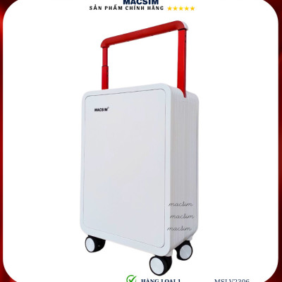 Vali cao cấp Macsim SMLV2306 cỡ 20 inch màu trắng - Hàng loại 1