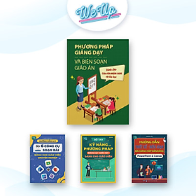 Combo 4 cuốn sách: Biên soạn giáo án mầm non, Bộ 6 công cụ soạn bài, Kỹ năng phương pháp giảng dạy, Powerpoint & Canva