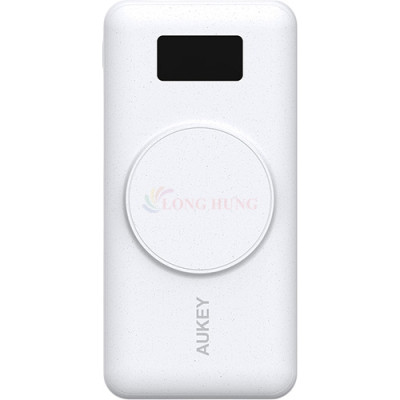 Sạc dự phòng kiêm sạc không dây Aukey Basix MagAir 22.5W QC 3.0 10000 mAh PB-WL02i - Hàng chính hãng