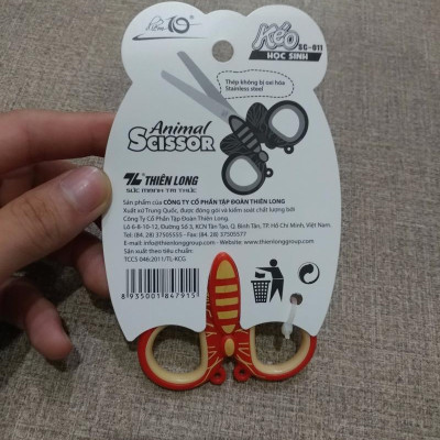 Kéo Học Sinh SC-011 - Màu Đỏ