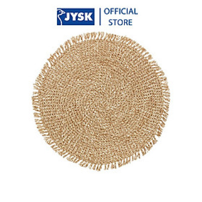 Tấm lót đĩa | JYSK Lind | giấy sợi | be | Ø38cm