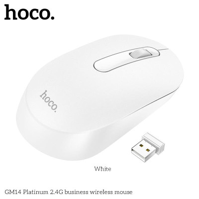 Chuột Không Dây Ho,co GM14 , kết nối USB 2.4G, DPI 1200, thiết kế sang trọng, tiện lợi khi sử dụng - Hàng chính hãng