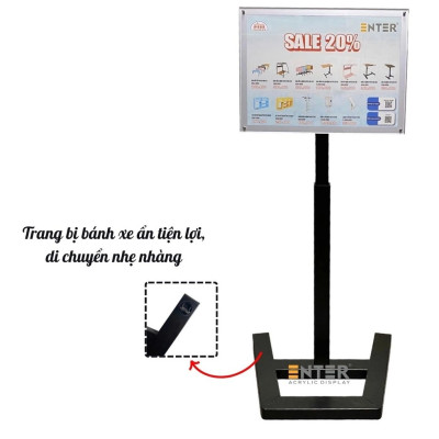 Standee Enter TD101 30x40cm