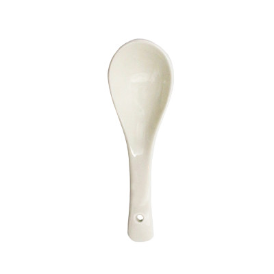 Thìa | JYSK nID | sứ trắng bóng | D13x4x3cm