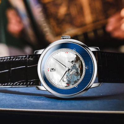 Đồng hồ nam Poniger P723-1 Chính hãng ,Kính sapphire nguyên khối ,chống xước,chống nước 50m,mặt xanh vỏ trắng dây da nâu ( đen) xịn,vỏ máy thép không gỉ 316L,Đồng hồ cơ (Automatic) bảo hành 24 tháng, hàng mới 100%,thiết kế trẻ trung và sang trọng